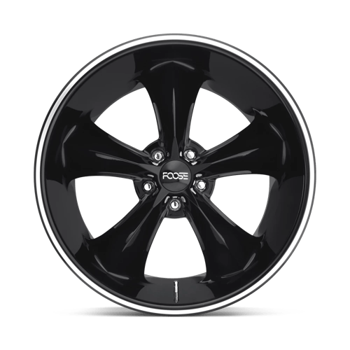 Foose 1PC | F104 LEGEND | 20.0x8.50 | 5X115 | 7 | GLOSS BLACK MILLED