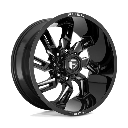 Fuel 1PC | D747 LOCKDOWN | 20.0x10.00 | 6X139.7 | -18 | GLOSS BLACK MILLED