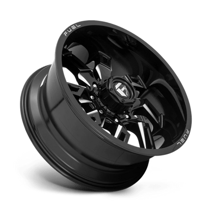 Fuel 1PC | D747 LOCKDOWN | 20.0x10.00 | 6X135 | -18 | GLOSS BLACK MILLED