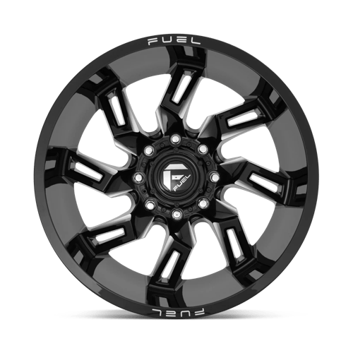 Fuel 1PC | D747 LOCKDOWN | 20.0x9.00 | 6X139.7 | 1 | GLOSS BLACK MILLED