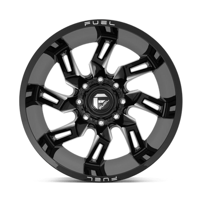 Fuel 1PC | D747 LOCKDOWN | 20.0x9.00 | 8X165.1 | 1 | GLOSS BLACK MILLED