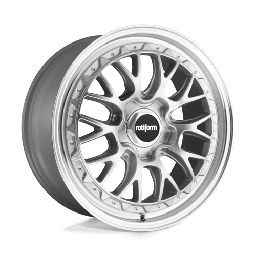 Rotiform | R155 LSR | 19.0x8.50 | 5X112 | 35 | GLOSS SILVER MACHINED