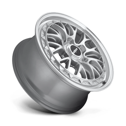 Rotiform | R155 LSR | 18.0x8.50 | 5X112 | 45 | GLOSS SILVER MACHINED