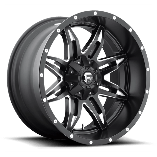 Fuel 1PC | D567 LETHAL | 15.0x10.00 | 5X114.3/5X120.65 | -43 | MATTE BLACK MILLED
