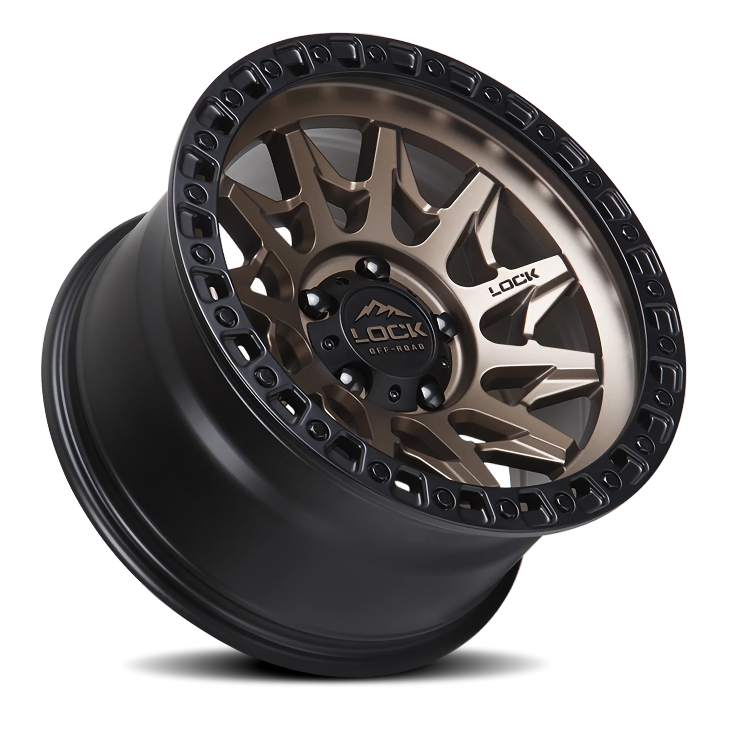 LUNATIC | 18X9 | 6X139.7 | +1 | MATTE BRONZE W MATTE BLACK RING | LUNATIC-8969MRMBR1 - Image 2