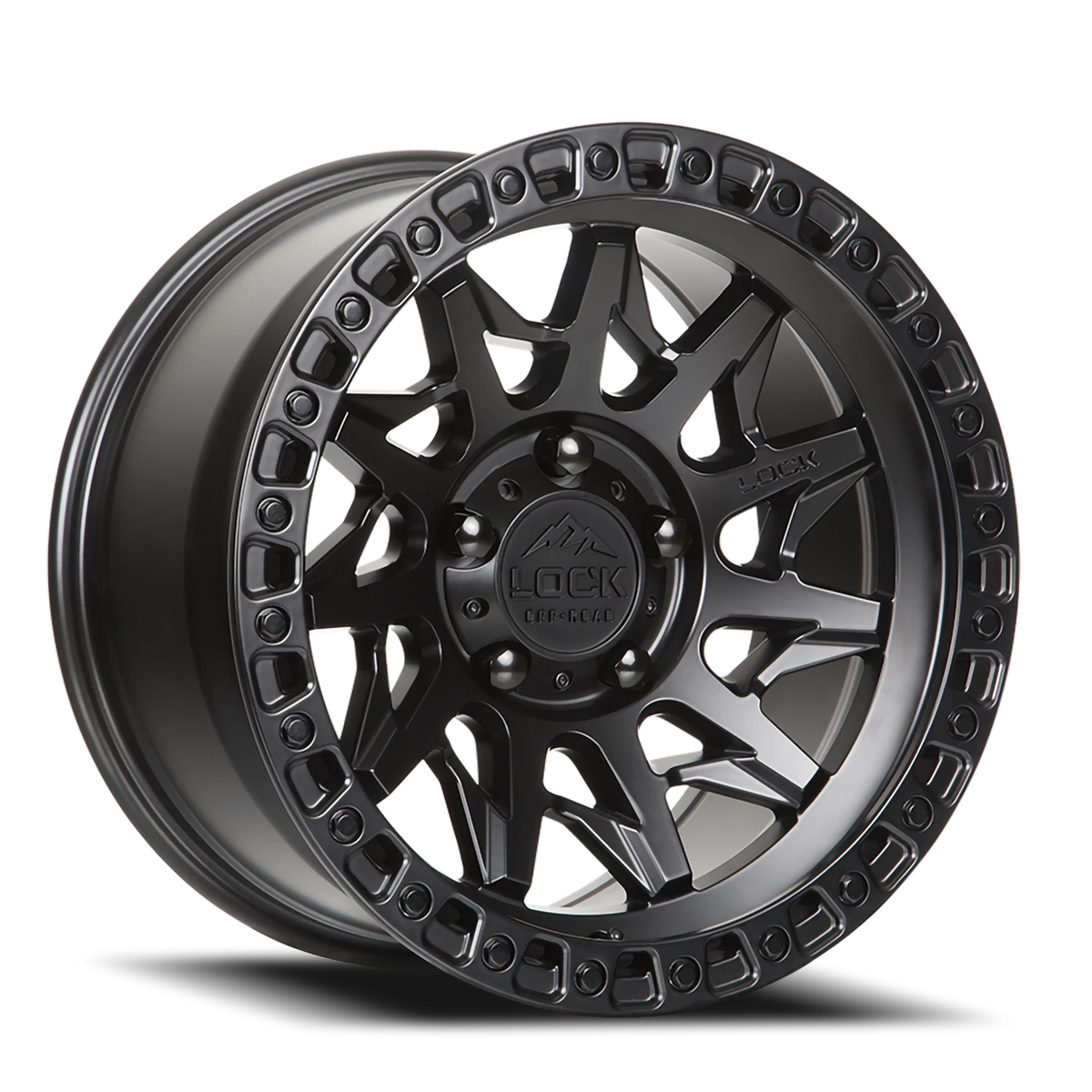 LUNATIC | 17X9 | 5X127 | -12 | MATTE BLACK W MATTE BLACK RING | LUNATIC-7957MB