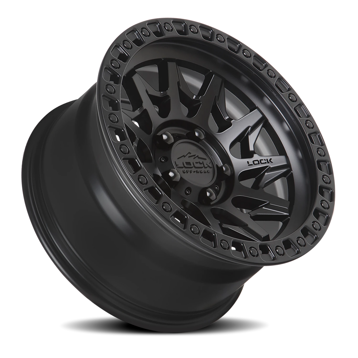LUNATIC | 17X9 | 8X165.1 | -12 | MATTE BLACK W MATTE BLACK RING | LUNATIC-7986MB12N - Image 2