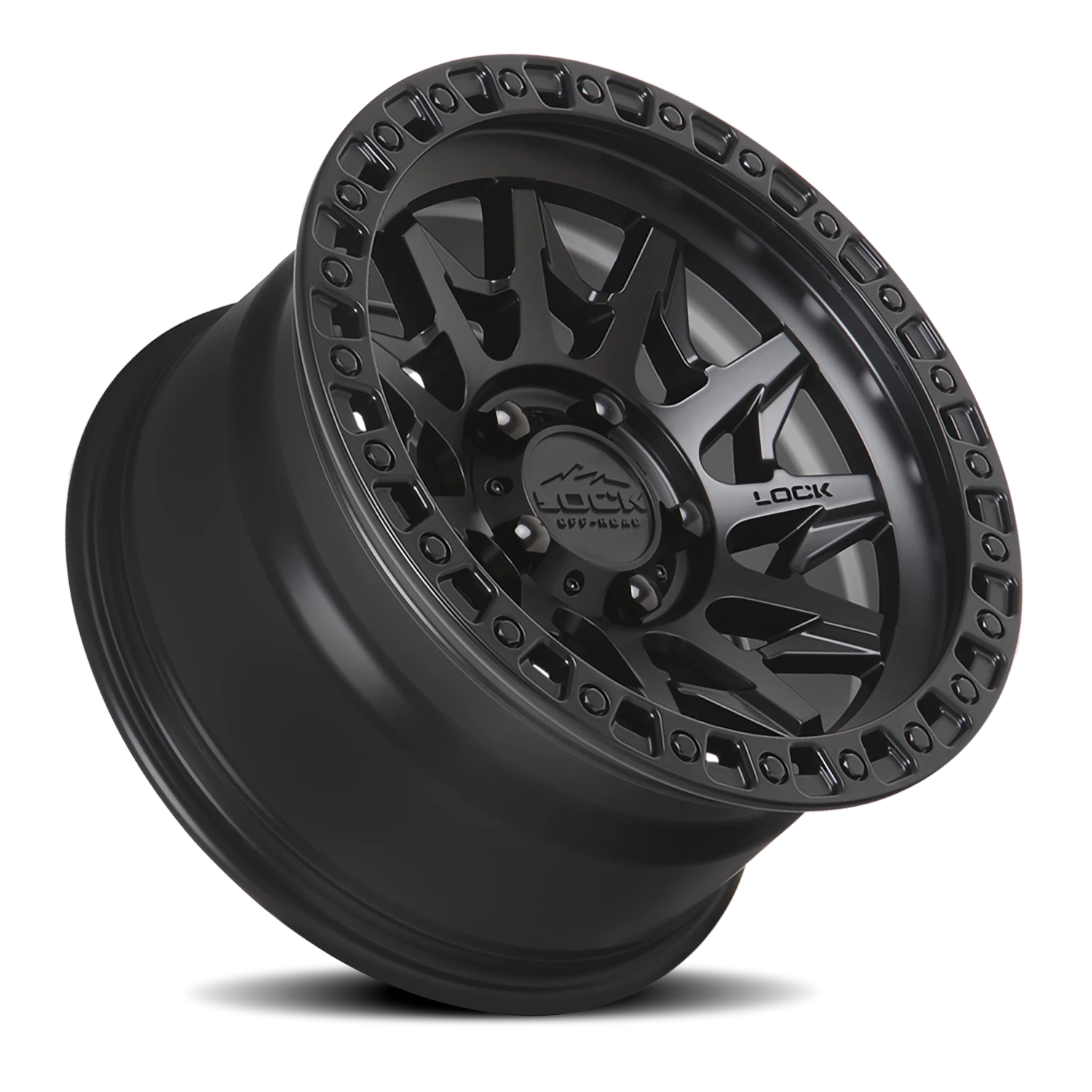 LUNATIC | 20X9 | 8X165.1 | +20 | MATTE BLACK W MATTE BLACK RING | LUNATIC-2986MB20 - Image 2