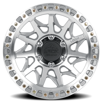 LUNATIC | 17X9 | 8X165.1 | -12 | MACHINE WITH CLEAR COAT | LUNATIC-7986MC12N - Image 3