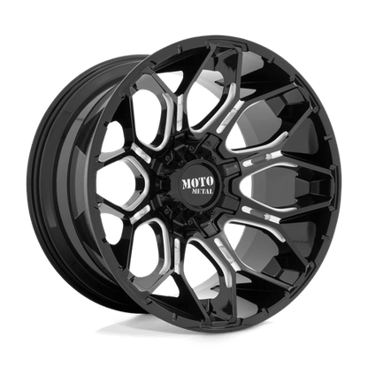 Moto Metal | MO808 SNIPER | 20.0x9.00 | 5X139.7/5X150 | 0 | GLOSS BLACK MILLED