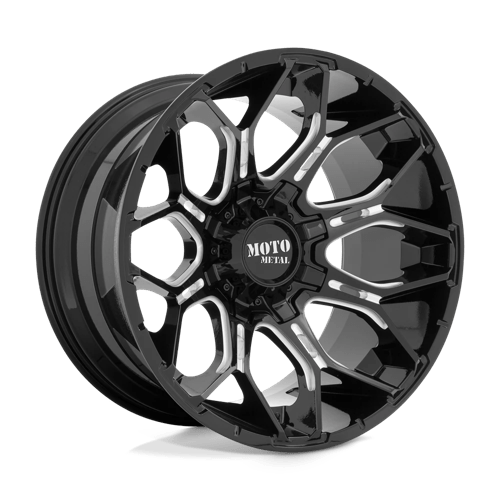 Moto Metal | MO808 SNIPER | 20.0x10.00 | 8X170 | -18 | GLOSS BLACK MILLED