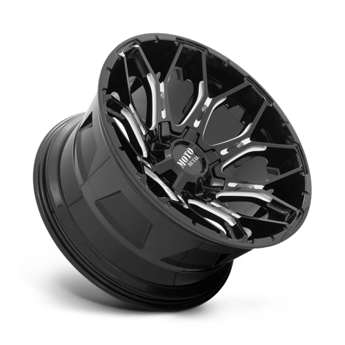 Moto Metal | MO808 SNIPER | 20.0x10.00 | 8X165.1 | -18 | GLOSS BLACK MILLED