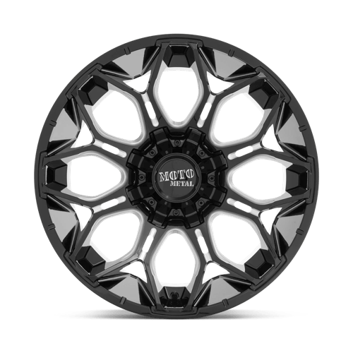 Moto Metal | MO808 SNIPER | 20.0x10.00 | 8X165.1 | -18 | GLOSS BLACK MILLED