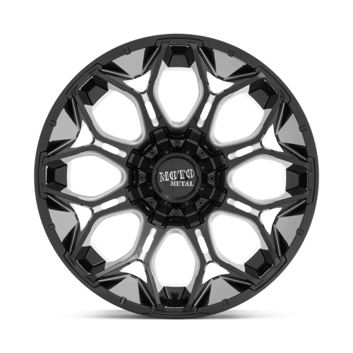 Moto Metal | MO808 SNIPER | 20.0x10.00 | 5X127/5X139.7 | -18 | GLOSS BLACK MILLED