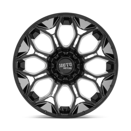 Moto Metal | MO808 SNIPER | 20.0x10.00 | 5X127/5X139.7 | -18 | GLOSS BLACK MILLED