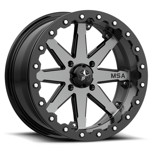 MSA Offroad Wheels | M21 LOK BEADLOCK | 14.0x7.00 | 4X156 | 0 | CHARCOAL TINT
