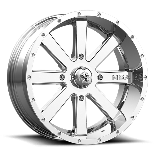 MSA Offroad Wheels | M34 FLASH | 20.0x7.00 | 4X156 | 0 | CHROME