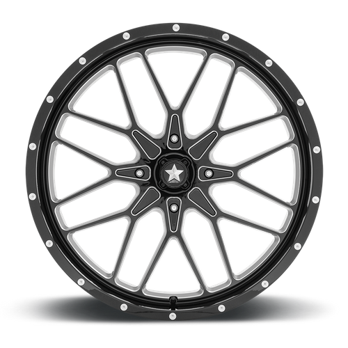 MSA Offroad Wheels | M45 PORTAL | 24.0x7.00 | 4X156 | 0 | GLOSS BLACK MILLED