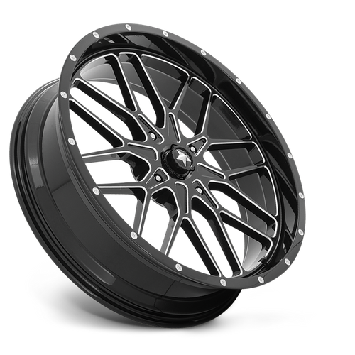 MSA Offroad Wheels | M45 PORTAL | 24.0x7.00 | 4X156 | 0 | GLOSS BLACK MILLED