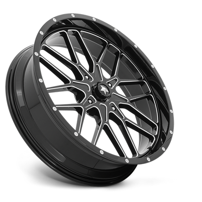 MSA Offroad Wheels | M45 PORTAL | 24.0x7.00 | 4X156 | 0 | GLOSS BLACK MILLED