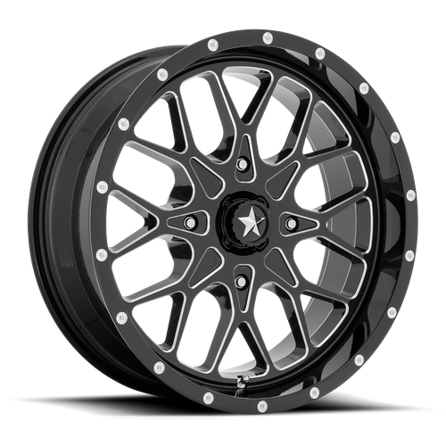 MSA Offroad Wheels | M45 PORTAL | 14.0x7.00 | 4X137 | 10 | GLOSS BLACK MILLED