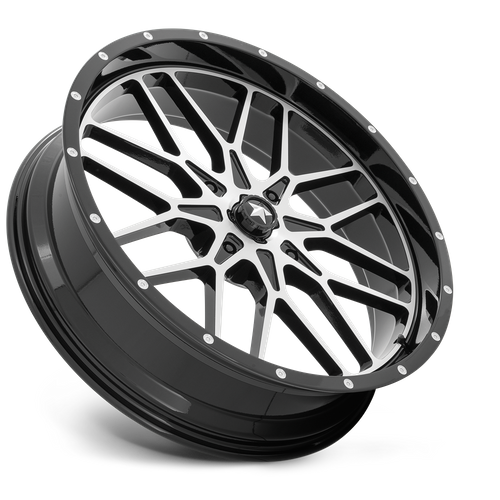 MSA Offroad Wheels | M45 PORTAL | 24.0x7.00 | 4X156 | 0 | GLOSS BLACK MACHINED