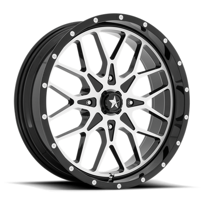 MSA Offroad Wheels | M45 PORTAL | 14.0x7.00 | 4X137 | 10 | GLOSS BLACK MACHINED