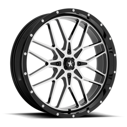 MSA Offroad Wheels | M45 PORTAL | 24.0x7.00 | 4X156 | 0 | GLOSS BLACK MACHINED