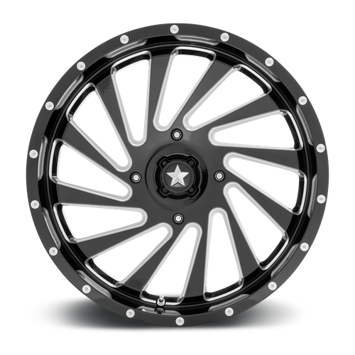 MSA Offroad Wheels | M46 BLADE | 20.0x7.00 | 4X137 | 0 | GLOSS BLACK MILLED