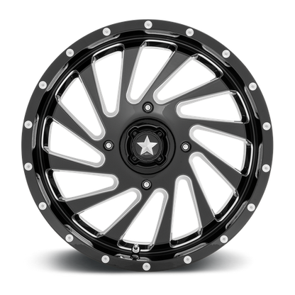 MSA Offroad Wheels | M46 BLADE | 18.0x7.00 | 4X110 | 0 | GLOSS BLACK MILLED