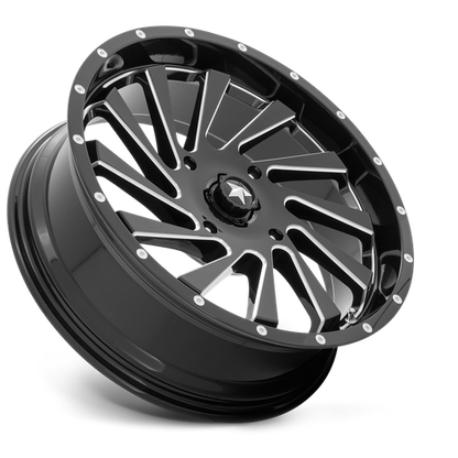 MSA Offroad Wheels | M46 BLADE | 20.0x7.00 | 4X137 | 0 | GLOSS BLACK MILLED