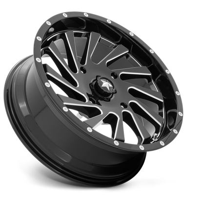 MSA Offroad Wheels | M46 BLADE | 18.0x7.00 | 4X137 | 0 | GLOSS BLACK MILLED