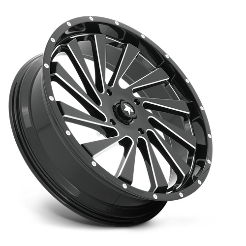MSA Offroad Wheels | M46 BLADE | 24.0x7.00 | 4X137 | 0 | GLOSS BLACK MILLED