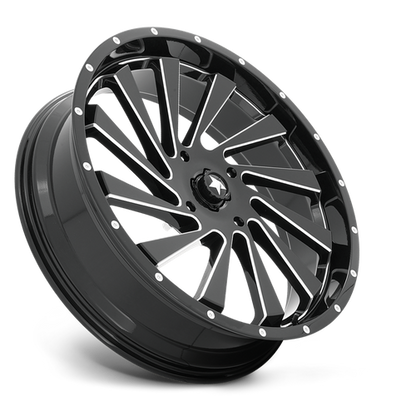MSA Offroad Wheels | M46 BLADE | 24.0x7.00 | 4X156 | 0 | GLOSS BLACK MILLED