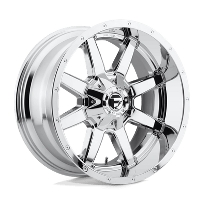 Fuel 1PC | D536 MAVERICK | 20.0x10.00 | 6X135/6X139.7 | -18 | CHROME PLATED