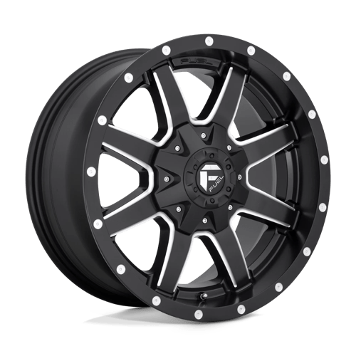 Fuel 1PC | D538 MAVERICK | 18.0x9.00 | 8X165.1 | 1 | MATTE BLACK MILLED