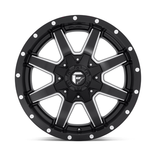 Fuel 1PC | D538 MAVERICK | 22.0x10.00 | 8X180 | -24 | MATTE BLACK MILLED