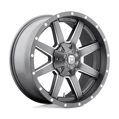 Fuel 1PC | D542 MAVERICK | 20.0x9.00 | 5X139.7/5X150 | 1 | MATTE GUN METAL MILLED