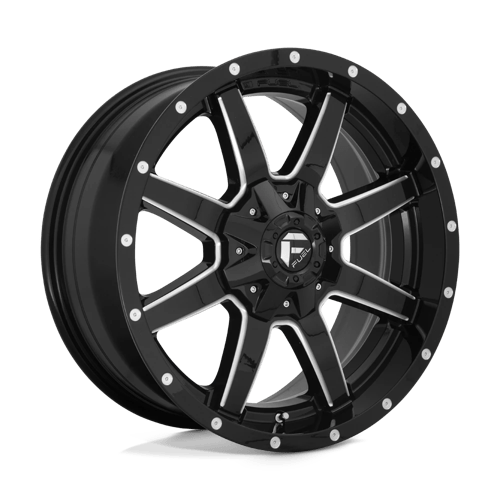 Fuel 1PC | D610 MAVERICK | 18.0x9.00 | 6X135/6X139.7 | 20 | GLOSS BLACK MILLED