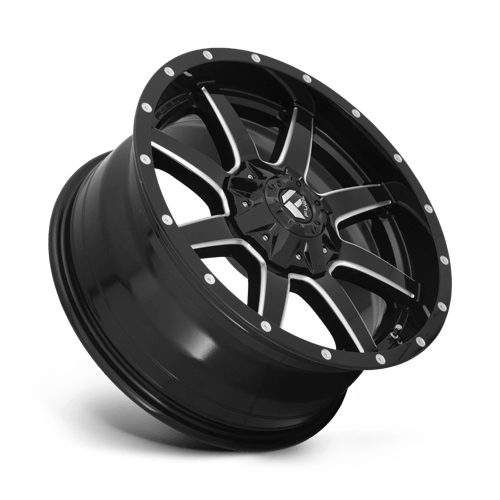 Fuel 1PC | D610 MAVERICK | 20.0x9.00 | 8X180 | 20 | GLOSS BLACK MILLED