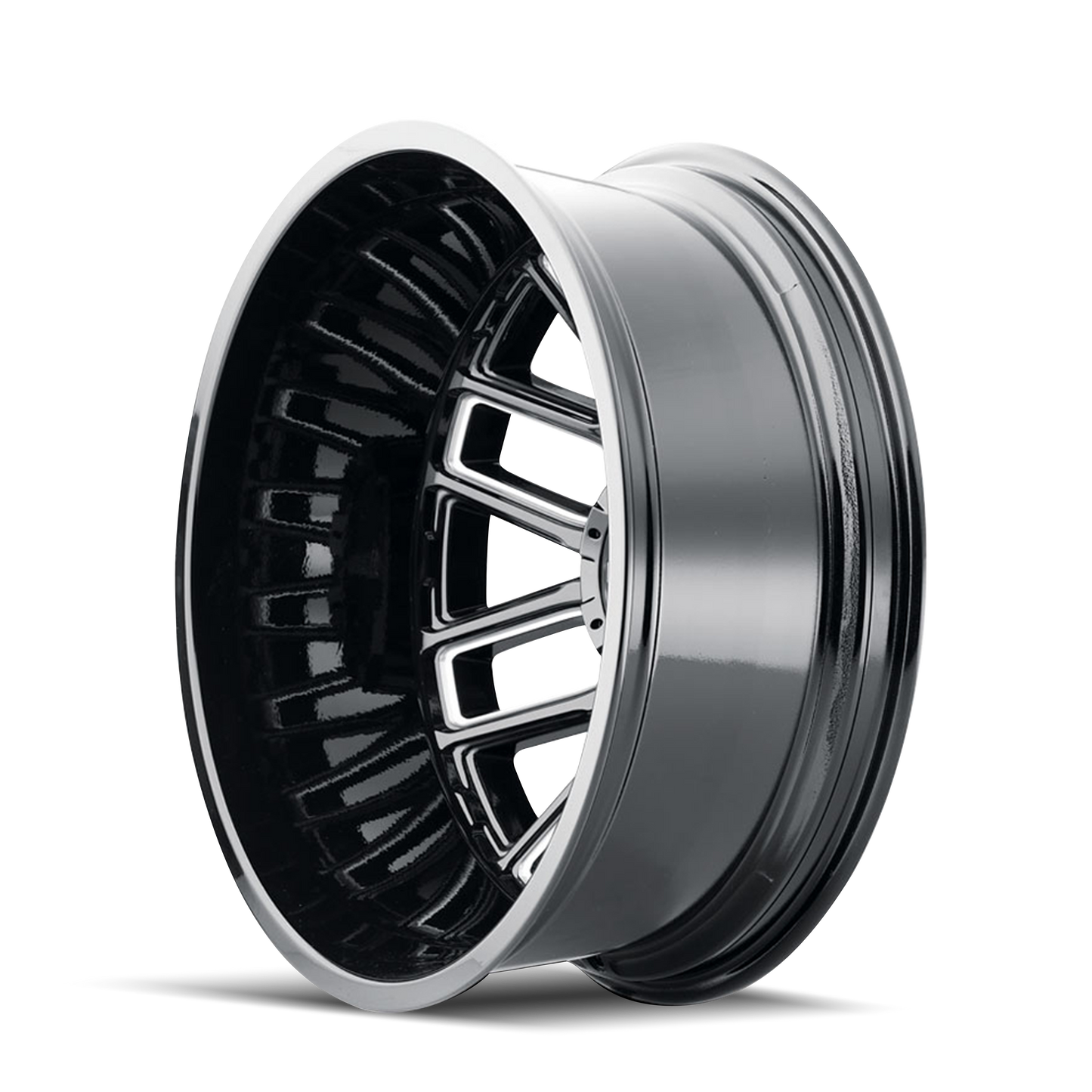 MAYHEM COGENT DUALLY GLOSS BLACK MILLED | 20x8.25 | 8-200 | -232mm | 8107D-2877BMR232