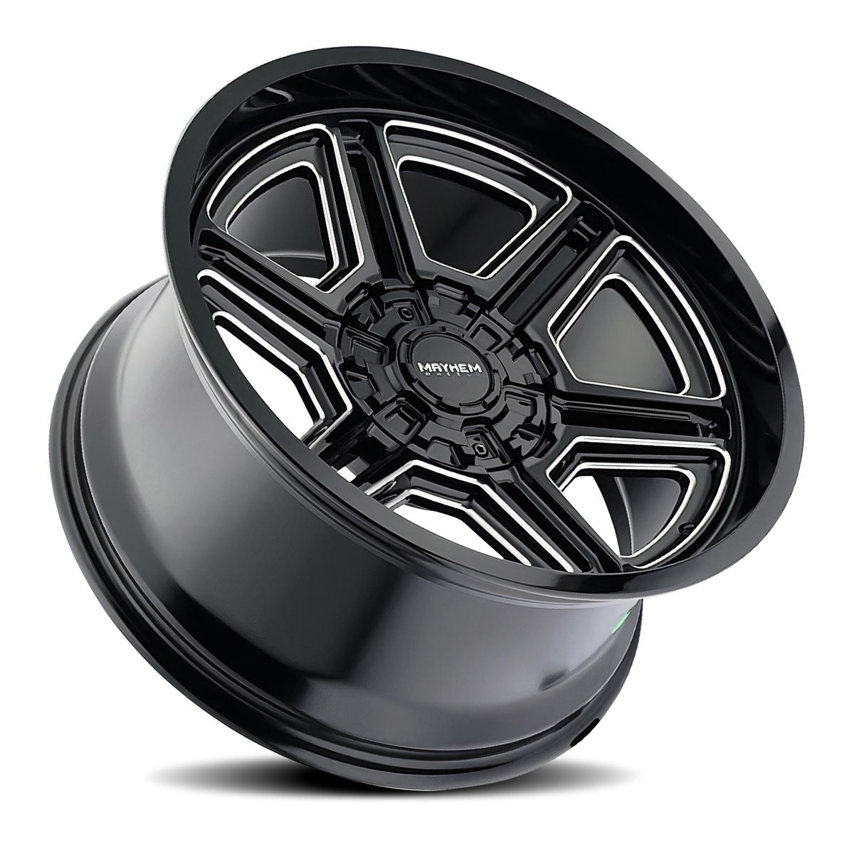 MAYHEM HERMOSA GLOSS BLACK MILLED | 20x10 | 6-135 | -25mm | 8117-2137BM