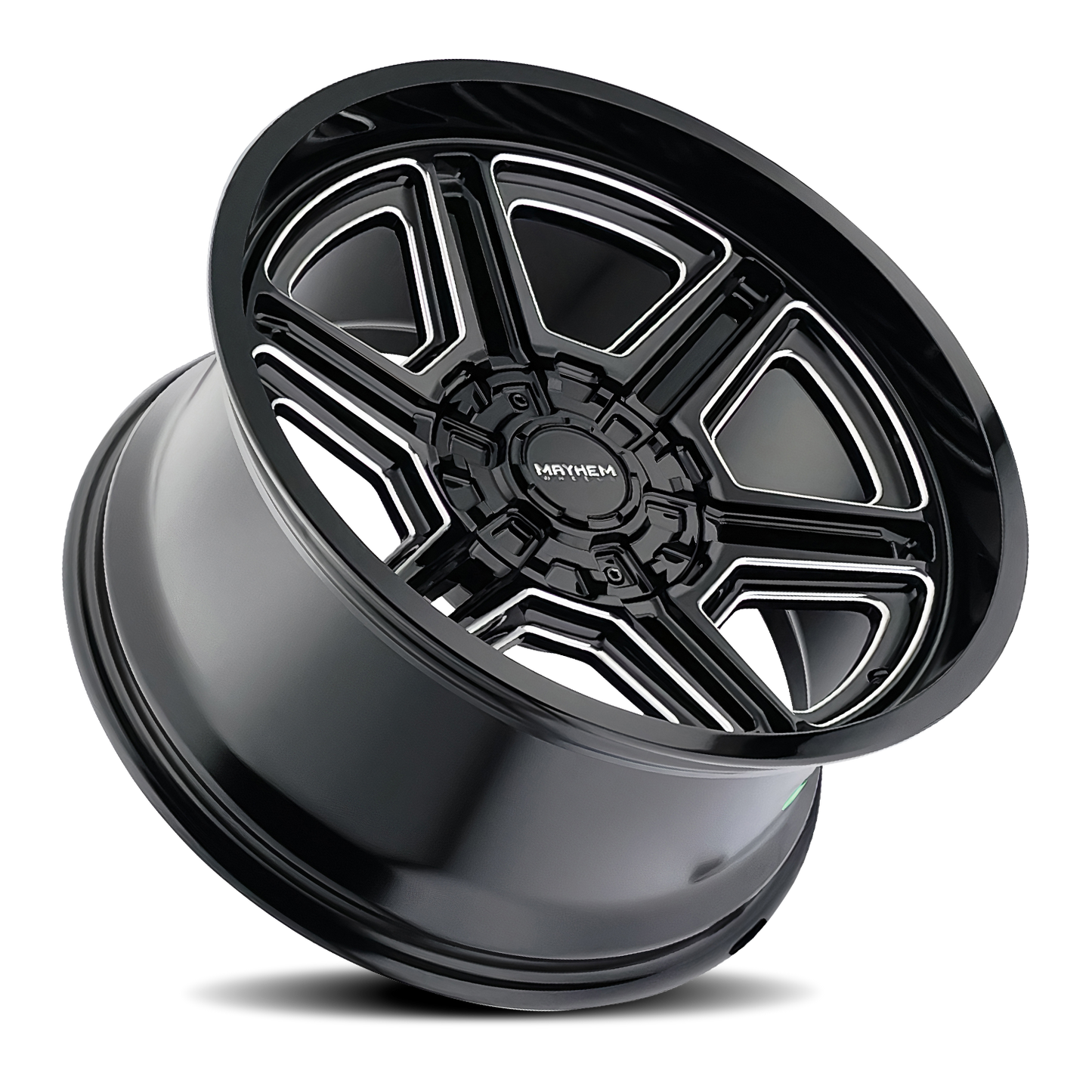 MAYHEM HERMOSA GLOSS BLACK MILLED | 20x10 | 5-127 | -25mm | 8117-2152BM