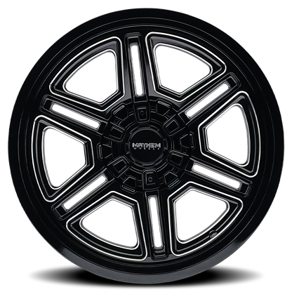 MAYHEM HERMOSA GLOSS BLACK MILLED | 20x10 | 6-135 | -25mm | 8117-2137BM