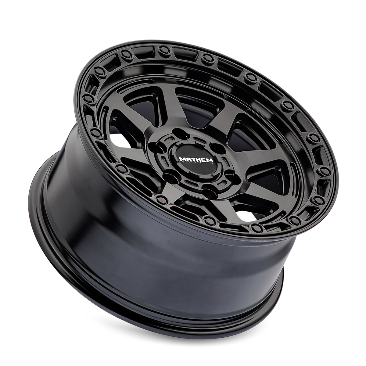 MAYHEM RIDGELINE SATIN BLACK | 17x8.5 | 6x139.7 | -6mm | 8306-7883MB