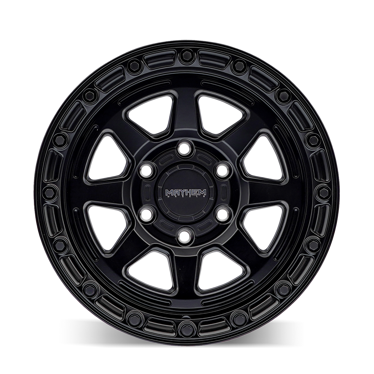 MAYHEM RIDGELINE SATIN BLACK | 17x8.5 | 6x139.7 | 6mm | 8306-7883MB6