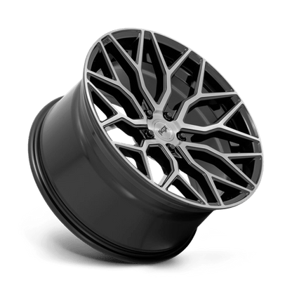 Niche 1PC | M262 MAZZANTI | 22.0x10.00 | 5X120 | 30 | GLOSS BLACK BRUSHED FACE