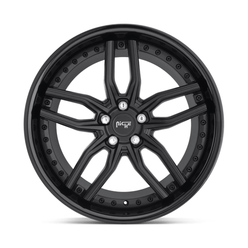 Niche 1PC | M194 METHOS | 19.0x8.50 | 5X120 | 35 | GLOSS BLACK MATTE BLACK