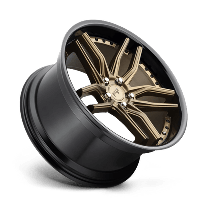 Niche 1PC | M195 METHOS | 19.0x9.50 | 5X112 | 48 | MATTE BRONZE BLACK BEAD RING