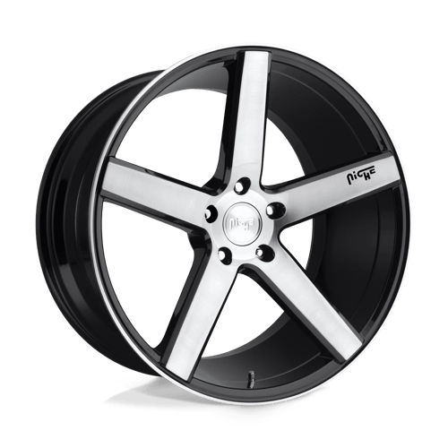 Niche 1PC | M124 MILAN | 20.0x8.50 | 5X112 | 34 | GLOSS BLACK BRUSHED